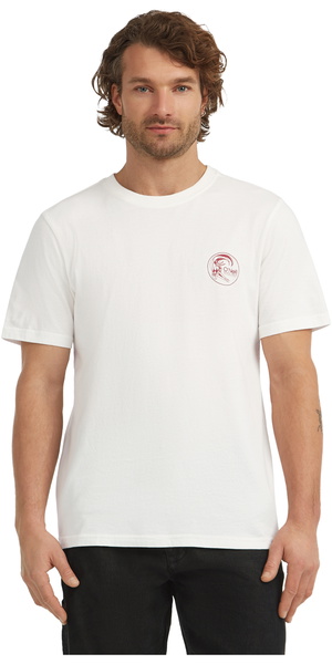 2025 O'Neill Hombres O'Riginals Camiseta Con Estampado En La Espalda 2850317 - Snow White